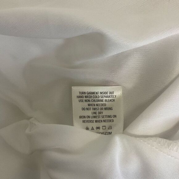 Blue Rain Women XS Square Neck White Red Floral Mini Peasant Dress Balloon Sleev - Picture 15 of 16